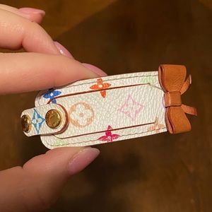 Authentic Louis Vuitton leather strap bracelet